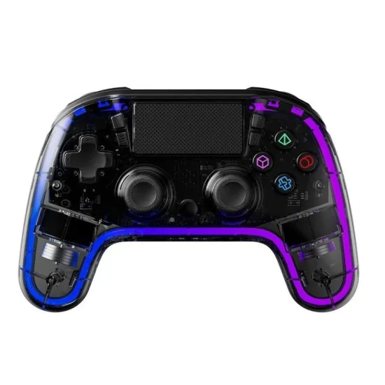 Porodo gaming crystal shell ps4 controller _ black